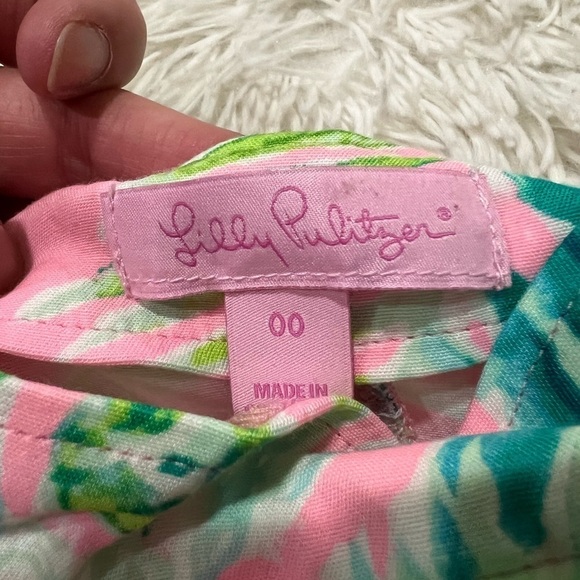 Lilly Pulitzer Faye Skort in Coral Reef Tint Chimpoiserie - Size 00 - Picture 4 of 7